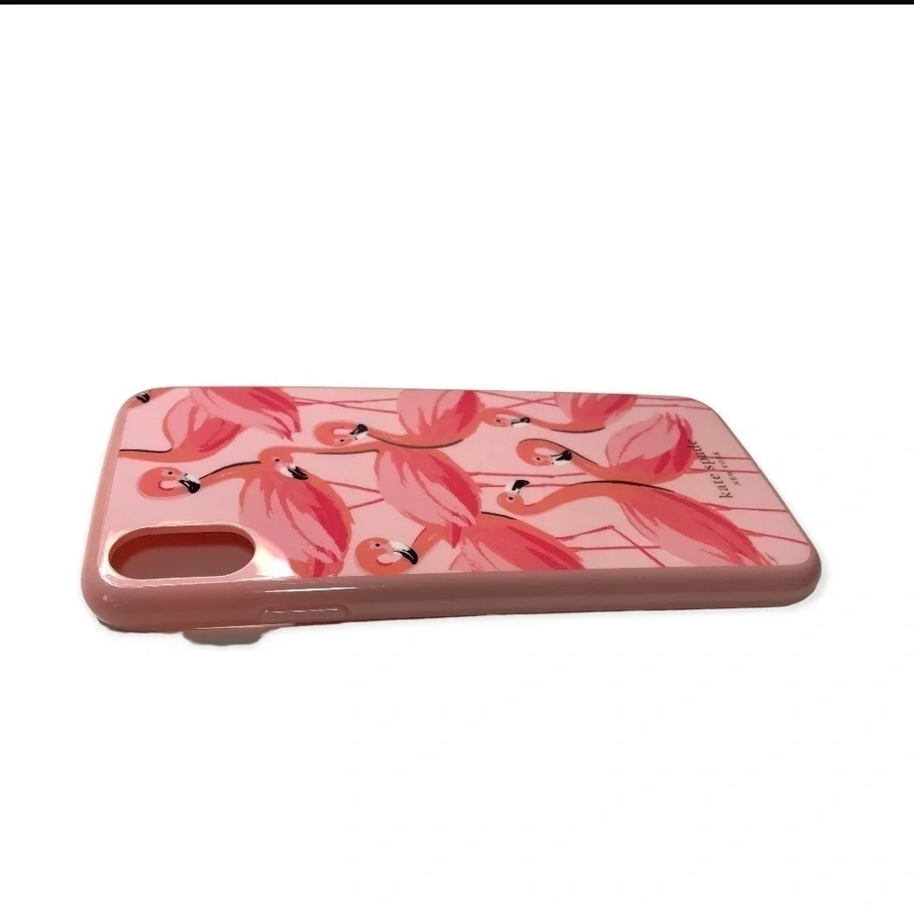 3/$15 Kate spade New York iPhone X/ iPhone XS flamingo print pink case